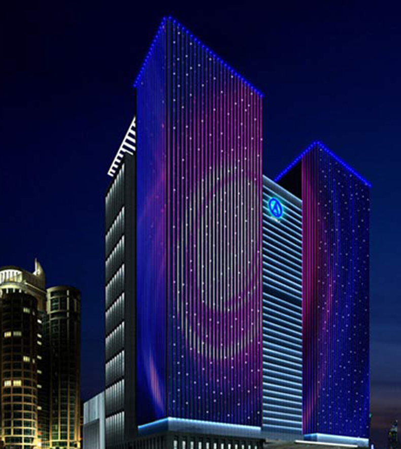 LED點(diǎn)光源樓體亮化怎樣設(shè)計(jì)才能讓人過(guò)目不忘？