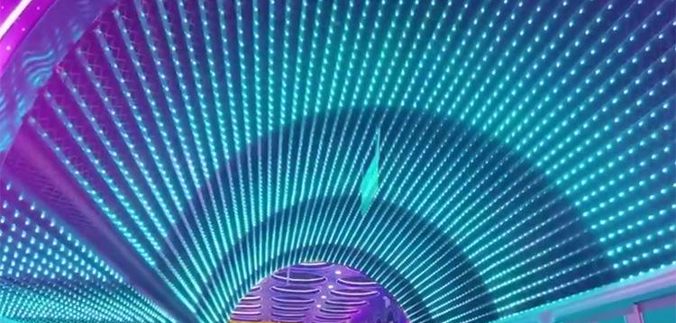 新一代柔性LED網(wǎng)格屏的優(yōu)勢_華宇星光電(圖1)