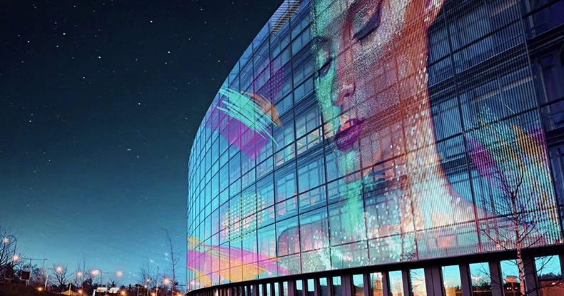 論述LED網(wǎng)格屏的優(yōu)勢特點及應用領域!(圖2)