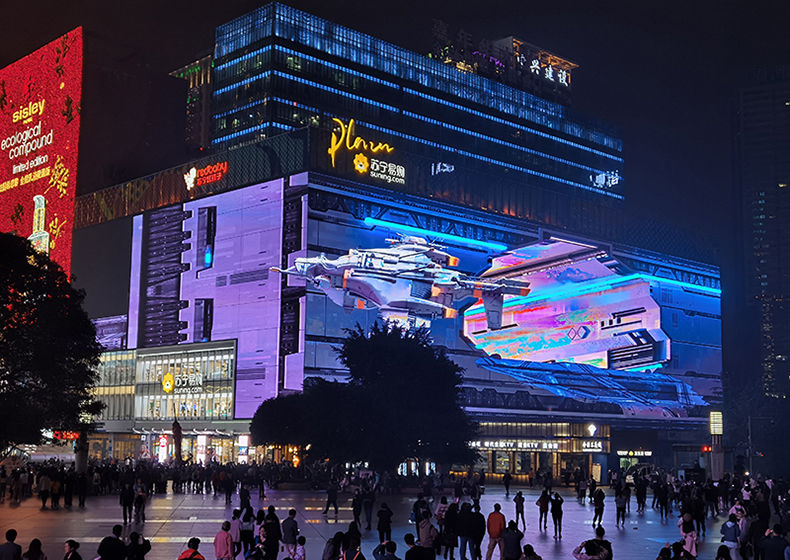 什么樣的戶外LED像素網(wǎng)格屏能讓我們的廣告更出眾呢？(圖3)